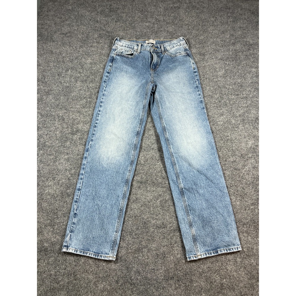 Pacsun Jordyn Straight Jeans Womens 25 Blue Cotton Stretch Low Rise Light Wash